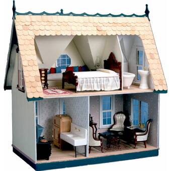 the orchid all wood dollhouse kit