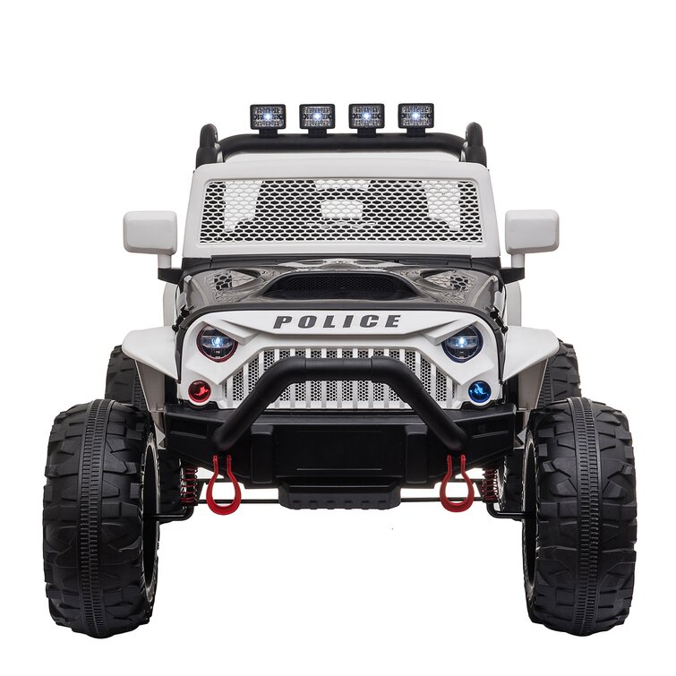 12V 3Speed Kid Ride On Electric Remote Control Car Jeep outdoor/Indoor Toy Black