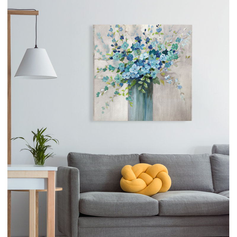 Charlton Home Sea Isle Wildflowers Wrapped Canvas Painting Print Reviews Wayfair