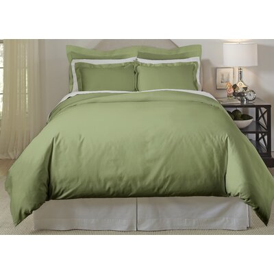 Pointehaven Long Staple 3 Piece Duvet Cover Set Size Fullqueen