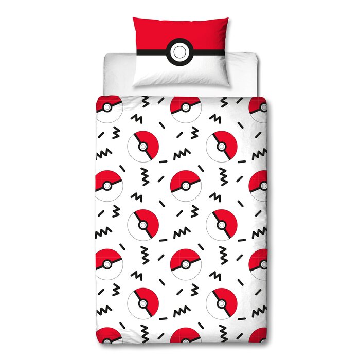 Pokemon Single Reversible Polycotton Duvet Cover Set Wayfair Co Uk