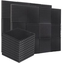 10x Car Sound Absorption Acoustic Foam Egg Crate Sound Deadening Insulation Foam