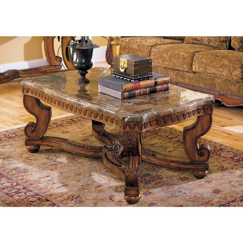 Astoria Grand Niamh Wooden Coffee Table Wayfair