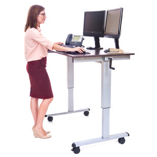 Go to store & view more images Belvedere Adjustable Standing Desk by Symple Stuff
