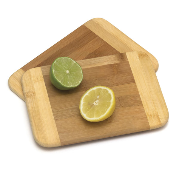 Lipper International Bamboo Two Tone Small Cutting Board Reviews Wayfair