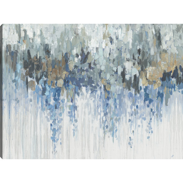 Blue Wave Wall Art Wayfair
