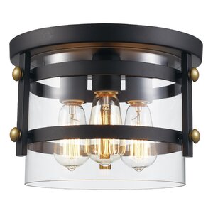 Daniel 3-Light Flush Mount