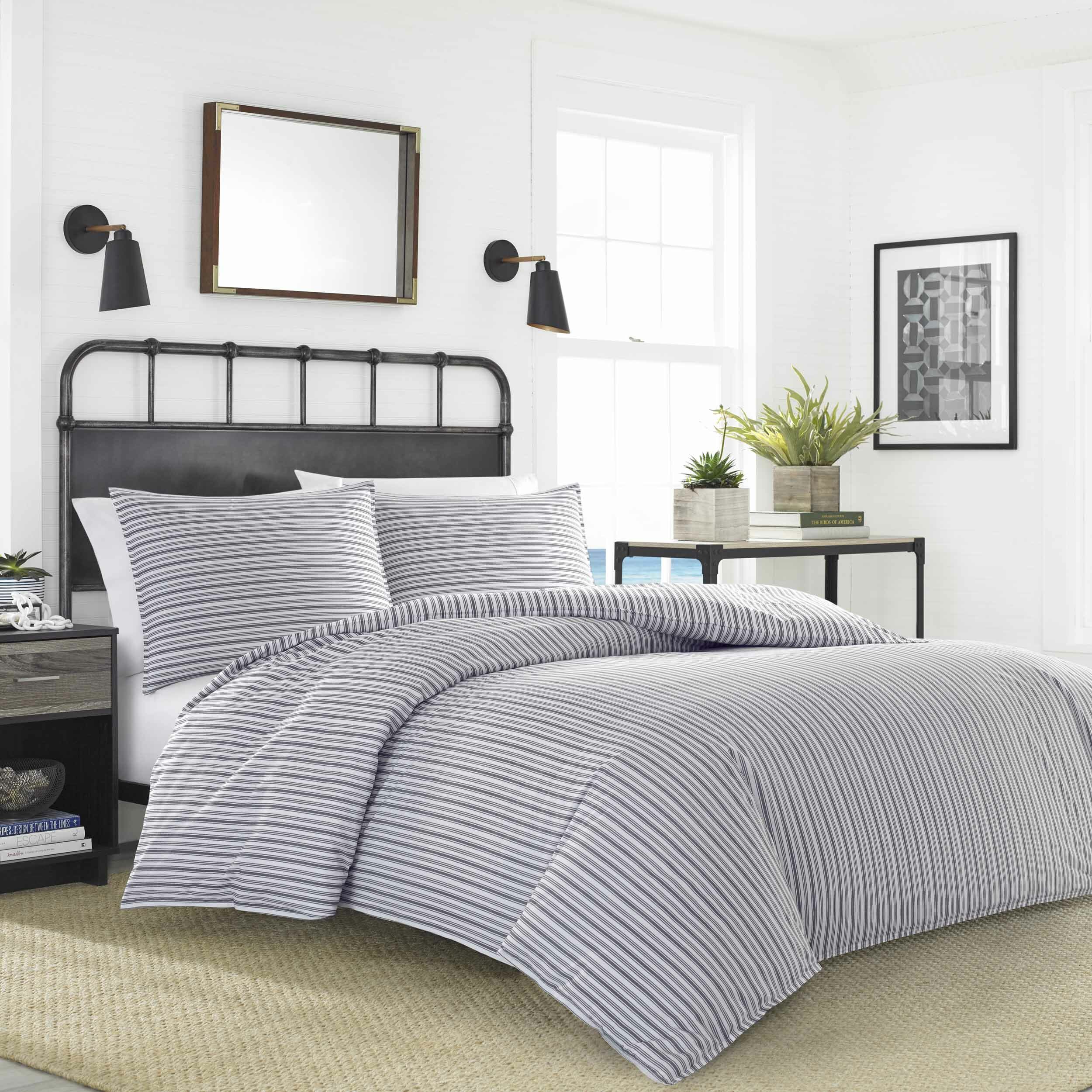 Coleridge Stripe Reversible Duvet Cover Set Reviews Joss Main