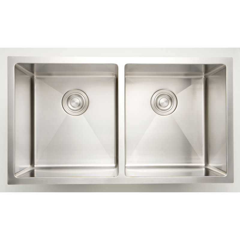 Royalpurplebathkitchen 31 X 18 Double Basin Undermount Kitchen