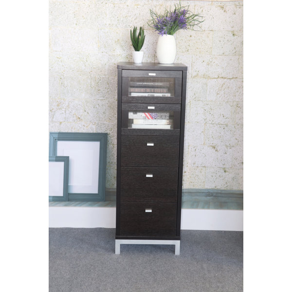 Ebern Designs Highview Epple 5 Drawer Lateral Filing Cabinet Wayfair