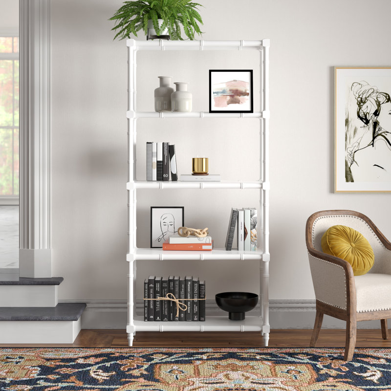 Newport 4 Tier Etagere Bookcase Reviews Joss Main