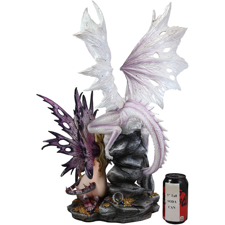 Trinx Camilly Gothic Reptile Fairy Figurine | Wayfair