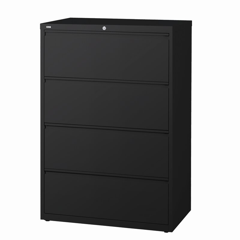 Symple Stuff Troy 4 Drawer Vertical Lateral Filing Cabinet