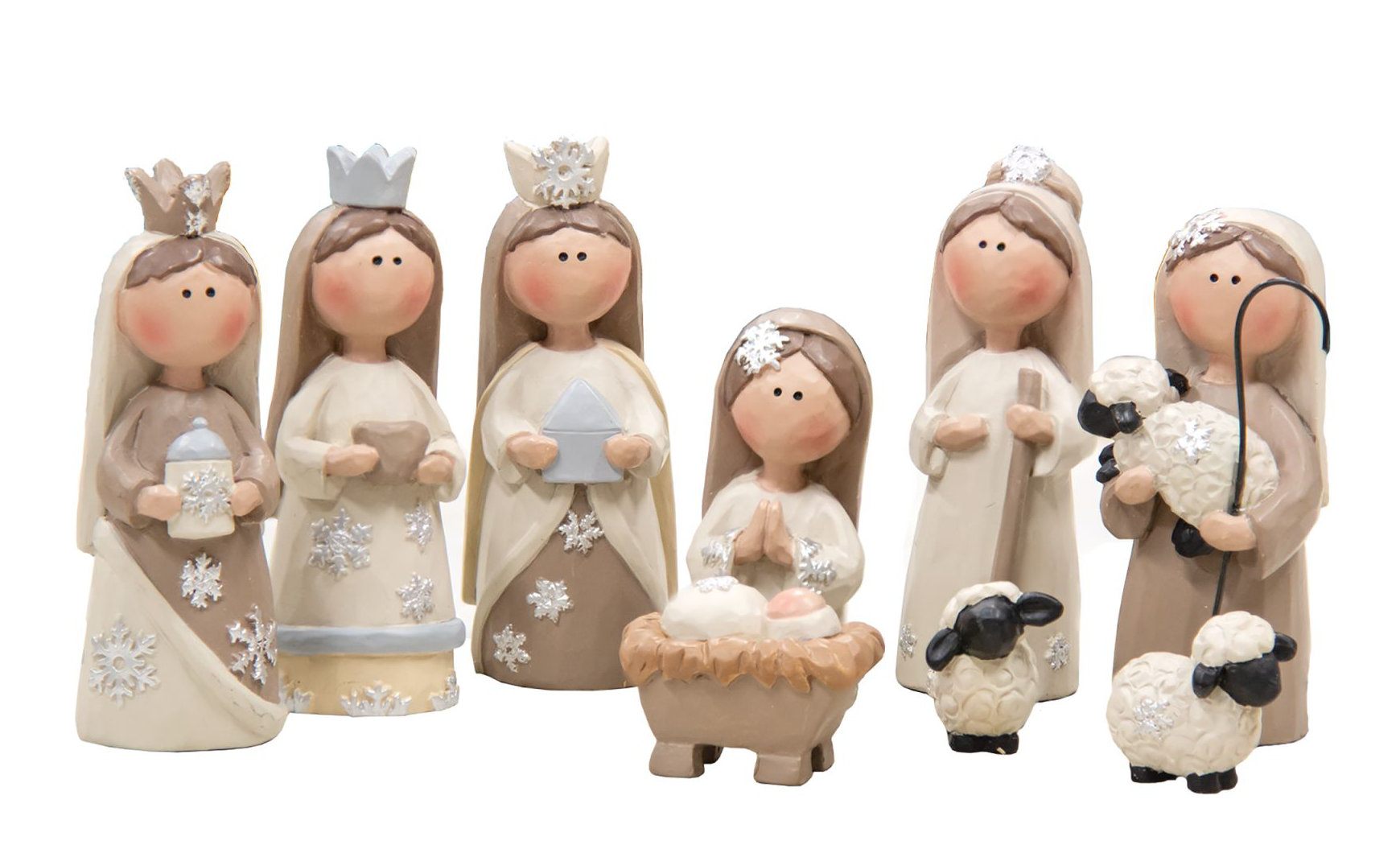 The Holiday Aisle® 9 Piece Nativity Set Wayfair