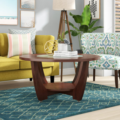 Aberfeld Wheel Coffee Table with Storage