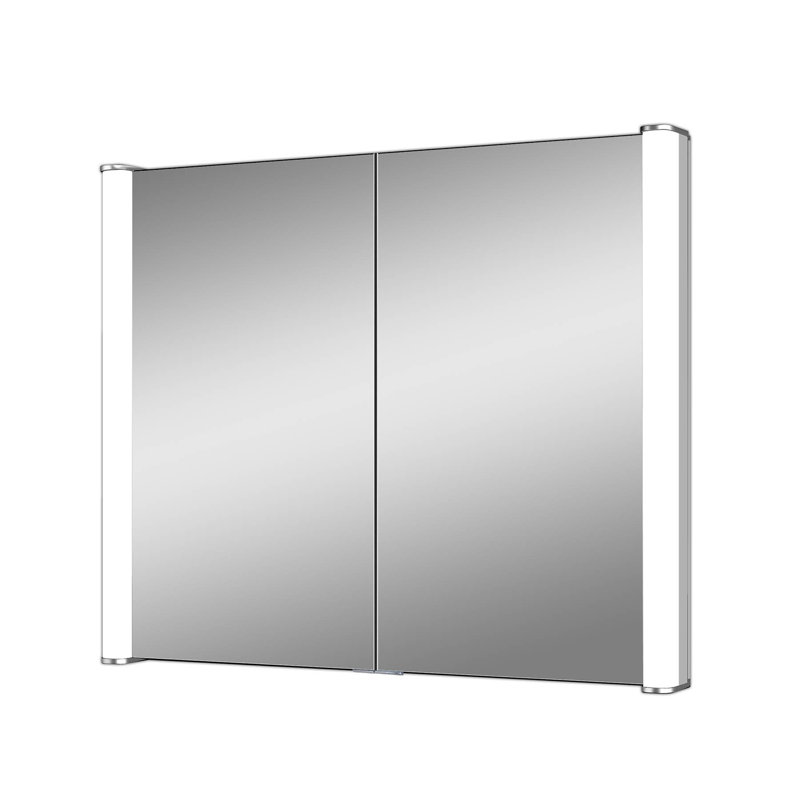 Orren Ellis Aldgate 28 X 27 63 Recessed Medicine Cabinet With Led Lighting Wayfair