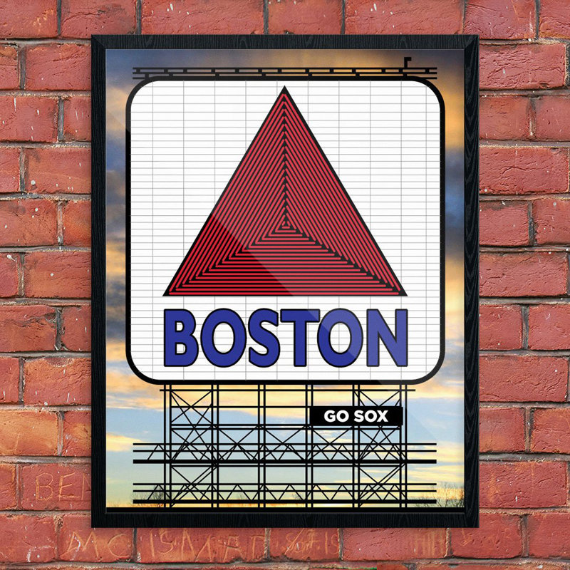 Winston Porter Boston Go Sox Citgo Sign Graphic Art Print Reviews Wayfair