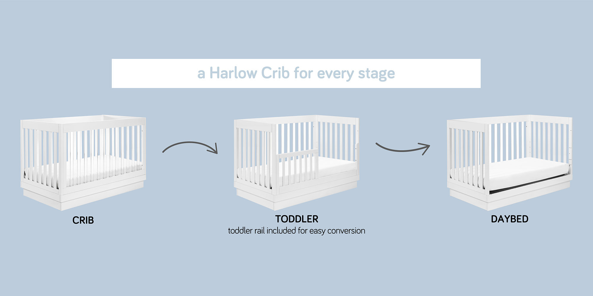 Harlow 3 In 1 Convertible Crib Reviews Allmodern