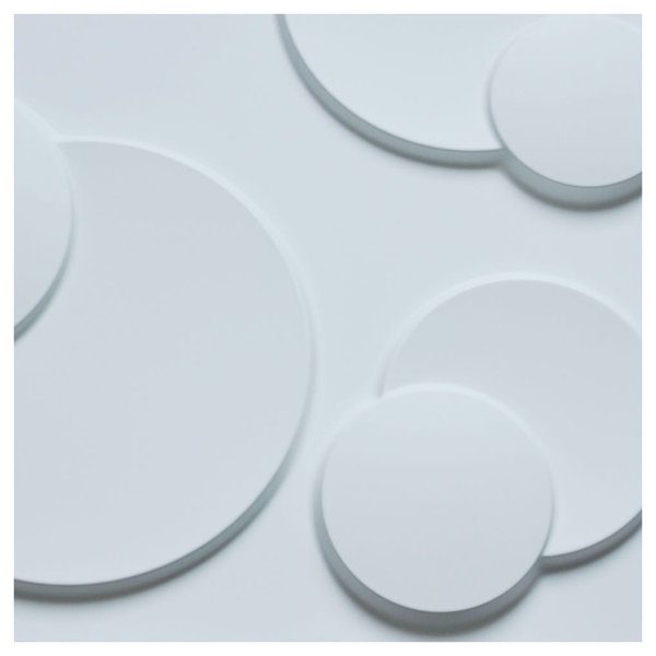 Orren Ellis Herefordshire 19 7 X 19 7 Vinyl Wall Paneling In White Wayfair