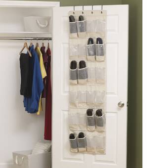 Rebrilliant Creline 12 Pair Overdoor Shoe Organizer Reviews Wayfair