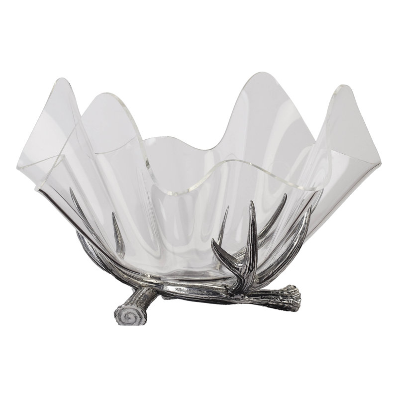 Antler Stand Acrylic 14" Salad Bowl