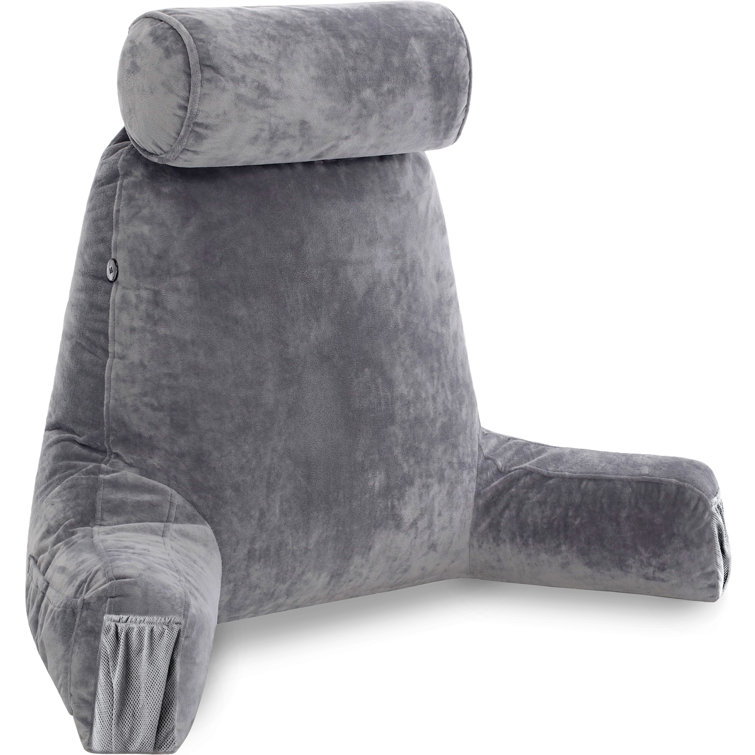 backrest pillow with pockets