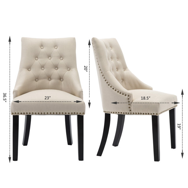 Gracie Oaks Hopkint Tufted Upholstered Parsons Chair Reviews Wayfair