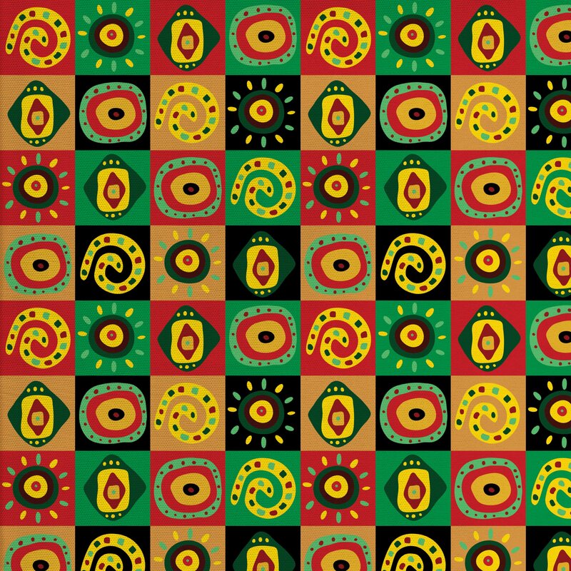 green african fabric