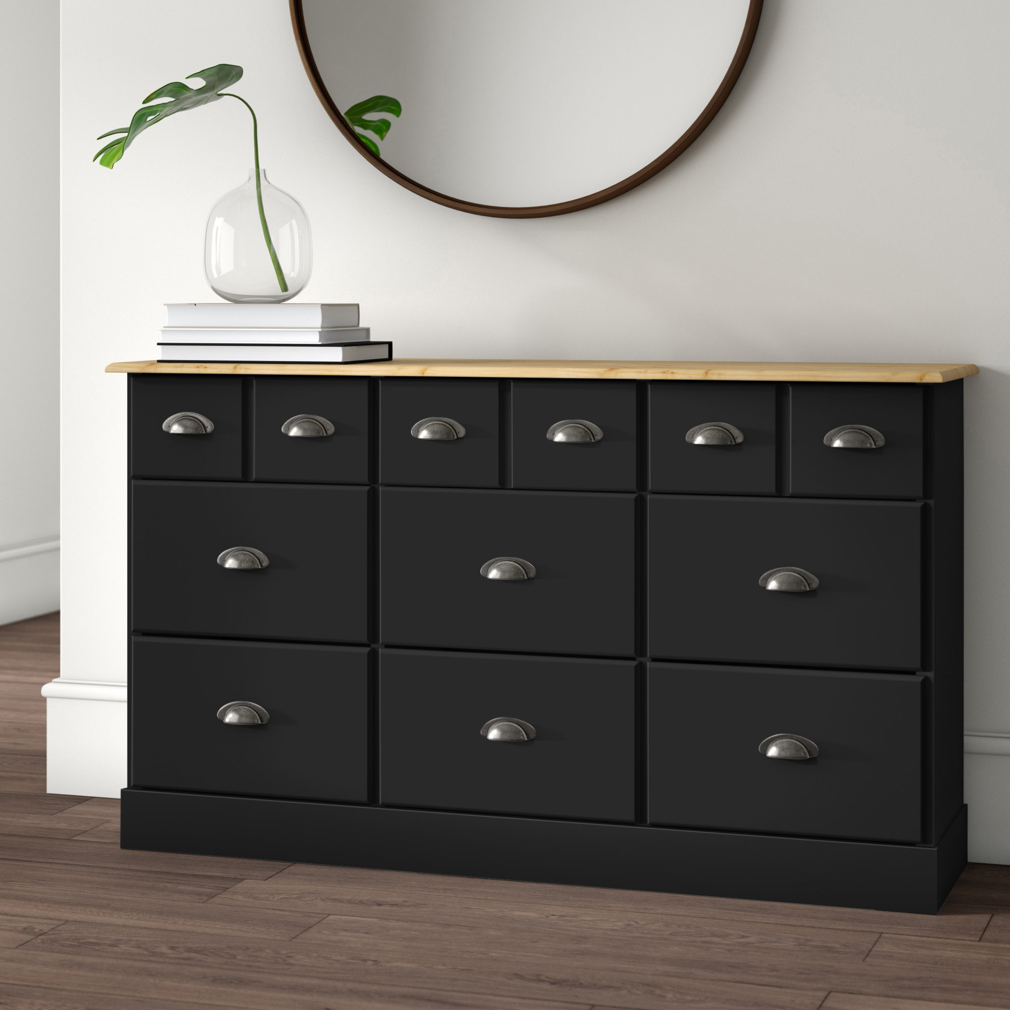 Hykkon Kaiden 9 Drawer Chest Reviews Wayfair Co Uk