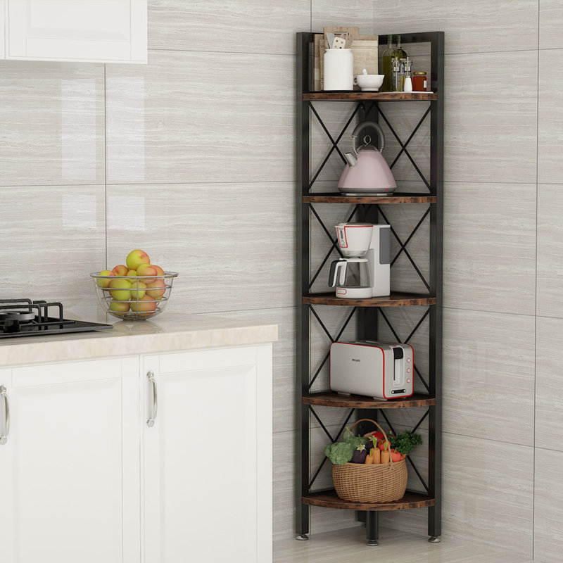 17 Stories O Hare 62 99 H X 12 2 W Corner Shelving Unit Wayfair