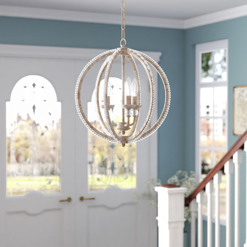Clarice 3 Light Led Globe Chandelier Joss Main Clarice 3 Light Led Globe Chandelier