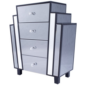 Charlotte Art Decor 4 Drawer Accent Chest