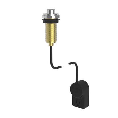 Newport Brass Heaney Activated Disposer Air Switch Power Cord: Stainless Steel