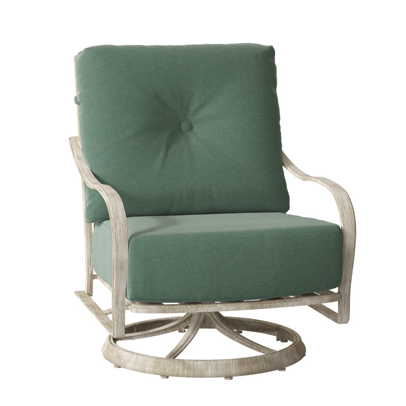 Woodard Apollo Swivel Patio Chair With Cushions Wayfair
