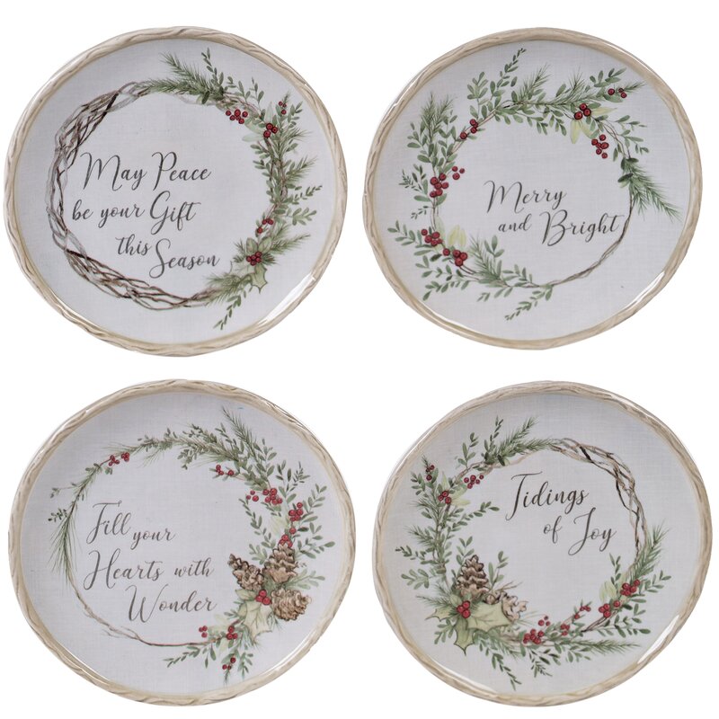 holiday plate set