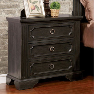 Go to store & view more images Marilee Transitional Wood 3 Drawer Nightstand by Darby Home Co