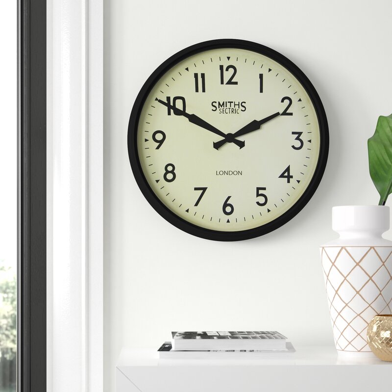 Roger Lascelles Clocks Smiths I 50cm Wall Clock & Reviews | Wayfair.co.uk