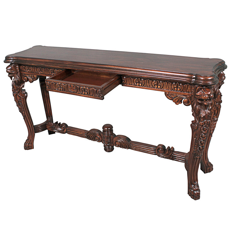 Design Toscano Lord Raffles Grand Hall Lion Leg Console Table Wayfair