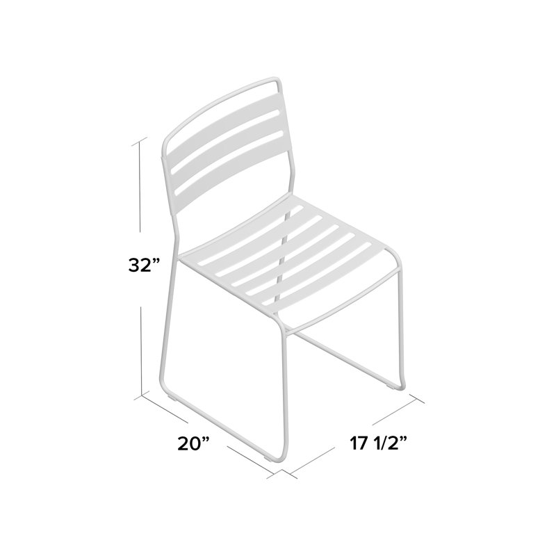 Fermob Surprising Stacking Patio Side Chair Wayfair