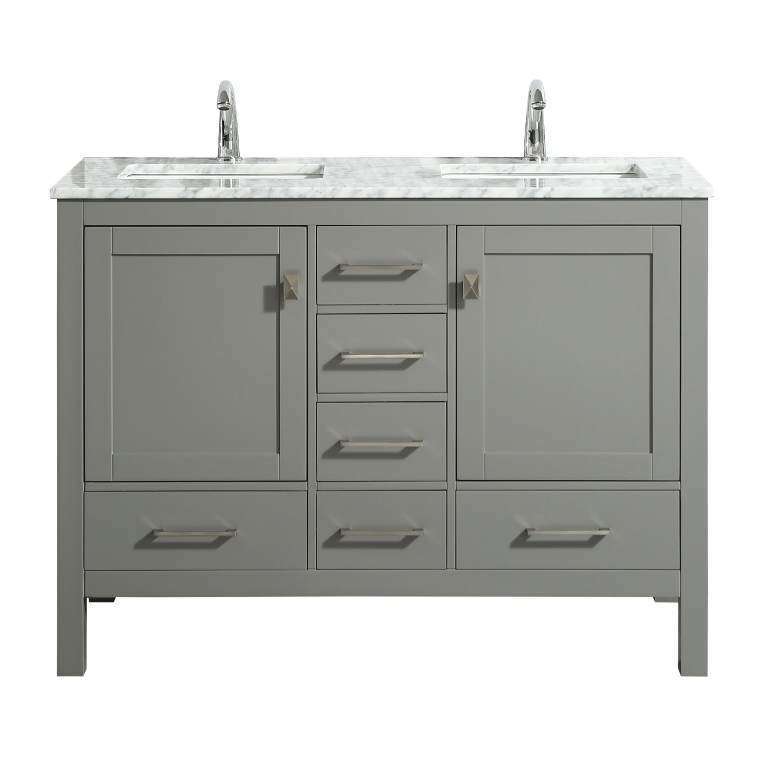 Wrought Studio Furlow 48 Double Bathroom Vanity Reviews Wayfair