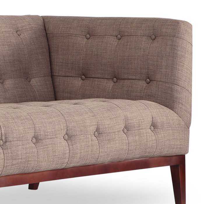 Karl Margaret Mid Century Modern English Tufted Chesterfield Sofa Margaret Mid Century Modern English Tufted Chesterfield Sofa