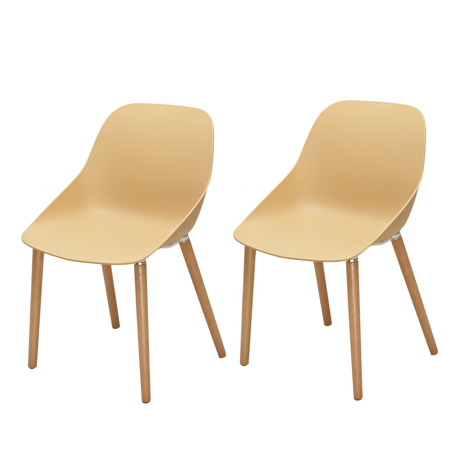 Laude Run Sanor Beechwood Dining Chair Reviews Wayfair