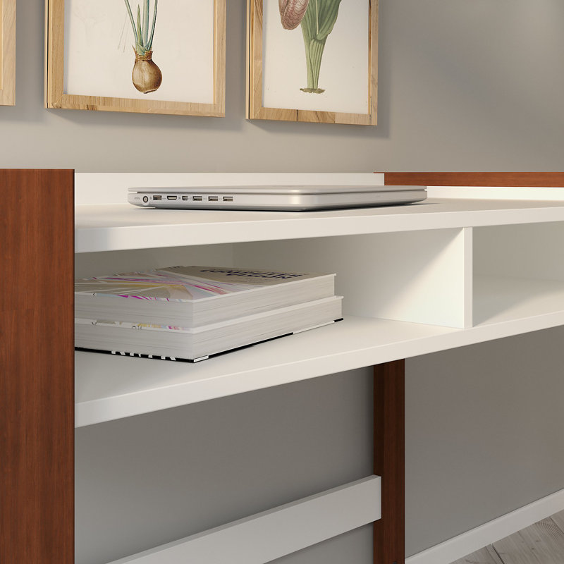 Kathy Ireland Home By Bush Furniture Voss Writing Desk With