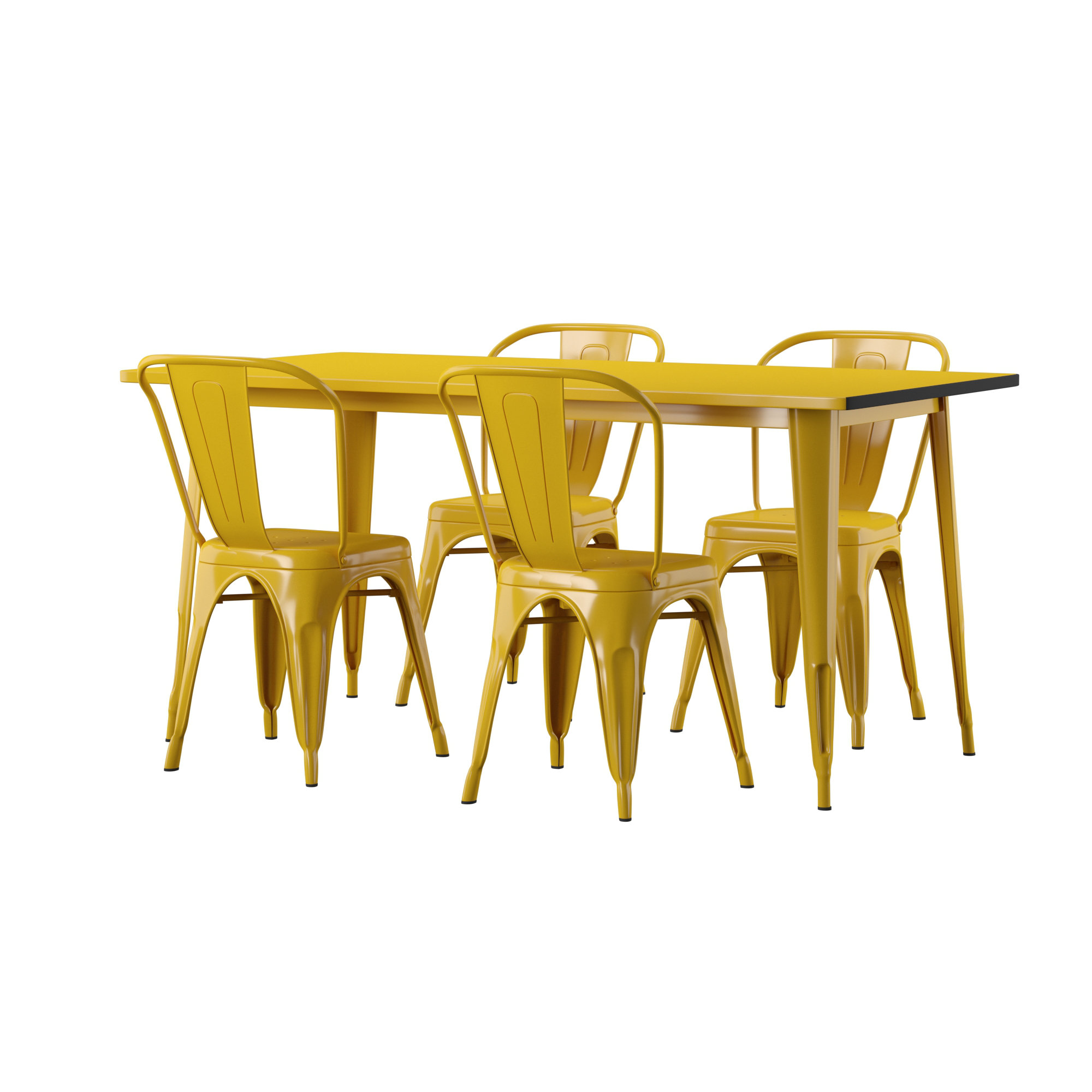 Mercury Row Corrado 5 Piece Dining Set Reviews Wayfair