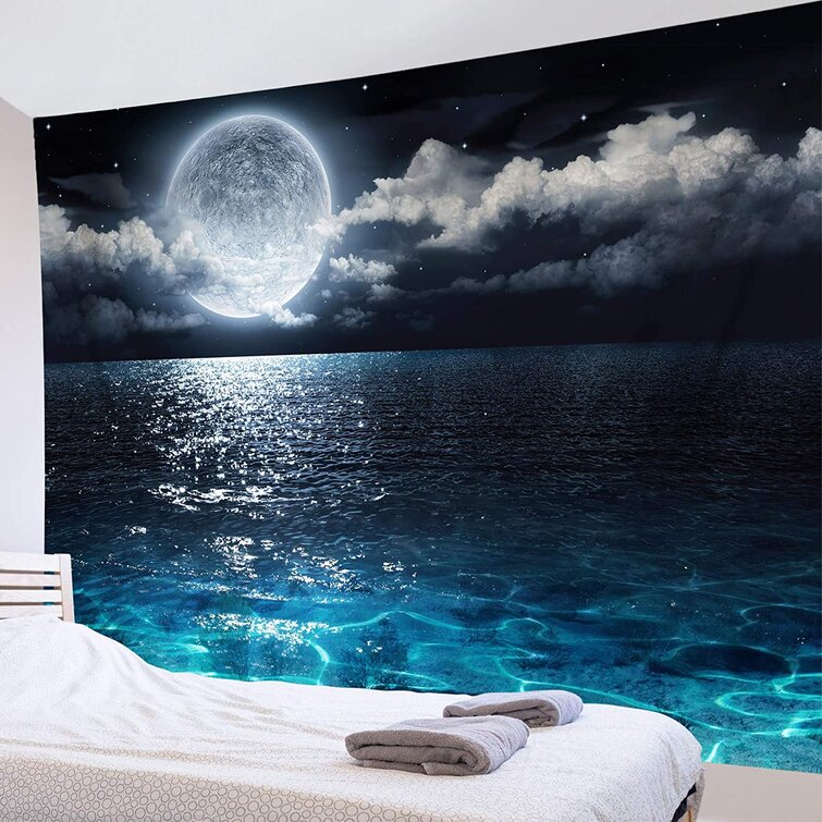 Nature Ocean Sea Coast Landscape Tapestry Wall Hanging Hippie Tapestries Decor 