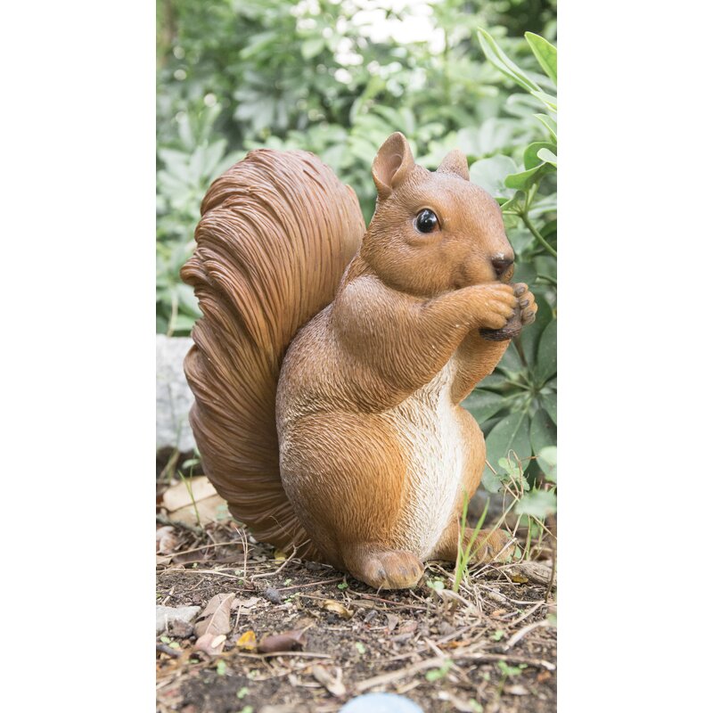 Garden Light Squirrel Log Animal Outdoor Patio Decor Gift Cute Nature New
