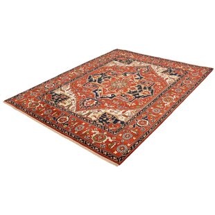 272239 Bedroom Beaumont Bordered Brown Rug 8'1 x 9'10 eCarpet Gallery Large Area Rug for Living Room Hand-Knotted Wool Rug 