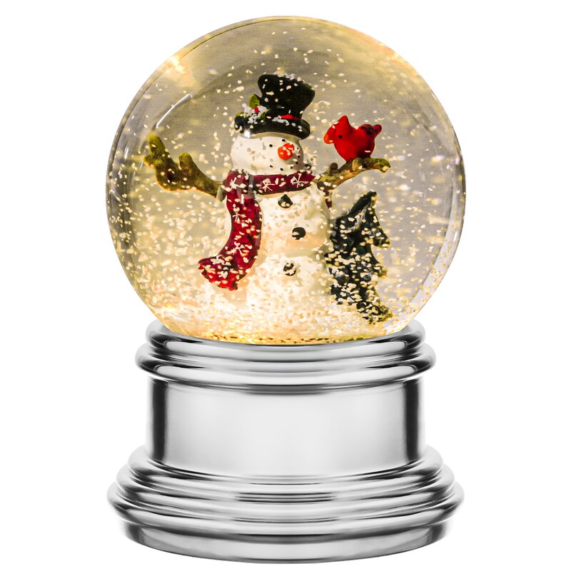 Haute Decor Snowman Christmas Snow Globe &amp; Reviews | Wayfair