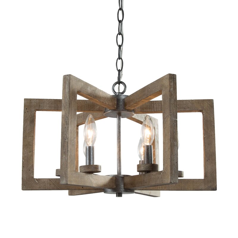 orly 6 light globe chandelier