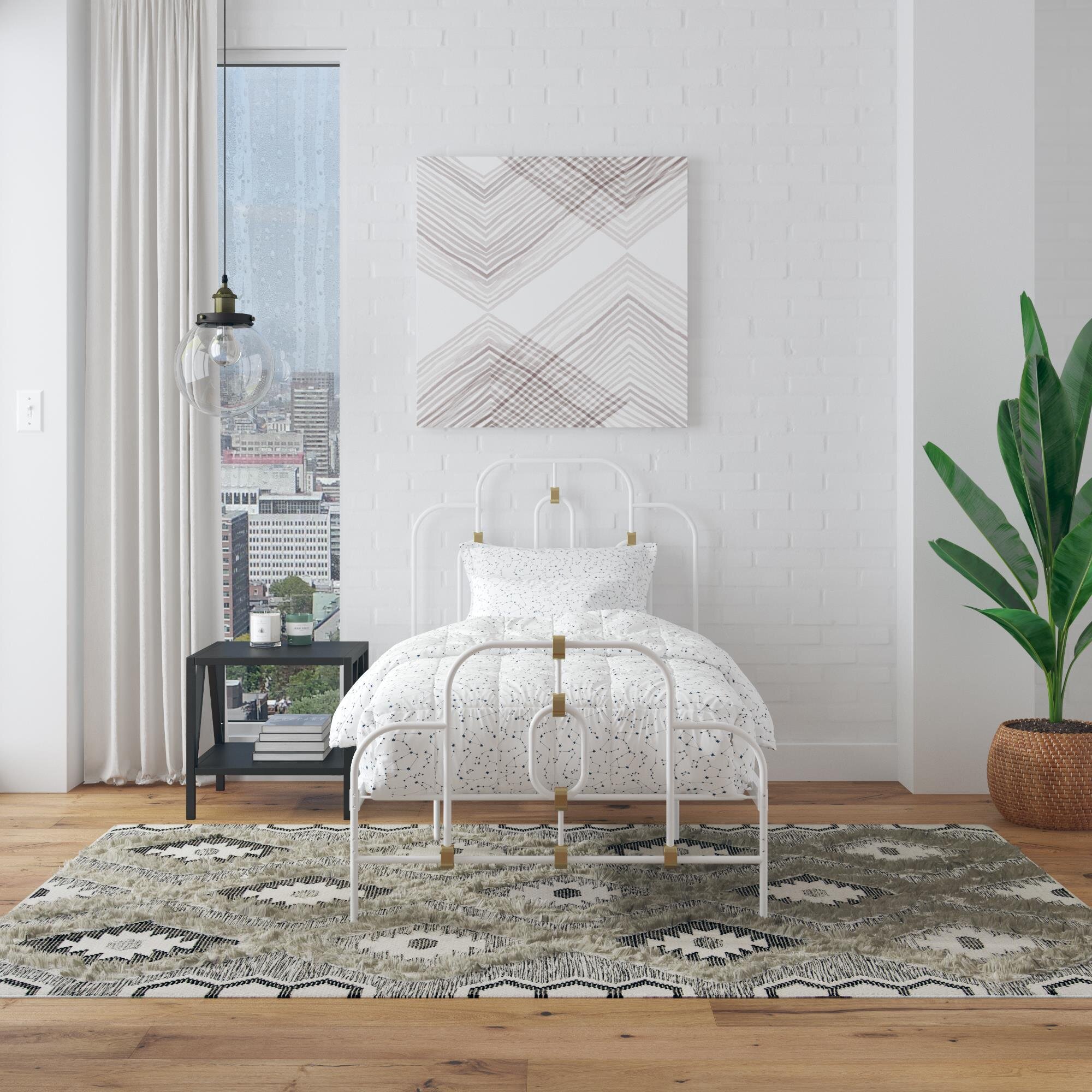 olivia metal bed frame